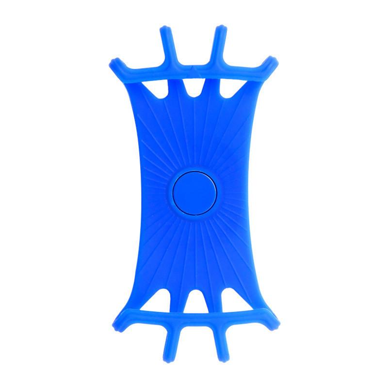 

Sturdy Silicone Abs Bicycle Mobile Holder For Cycling And Car Use Navigation синій
