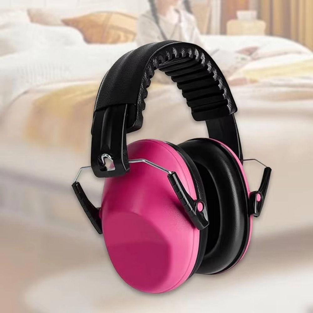 Adjustable Ear Protector Head Mounted Ear Defenders Anti-Noise Earmuffs  Kids Protection