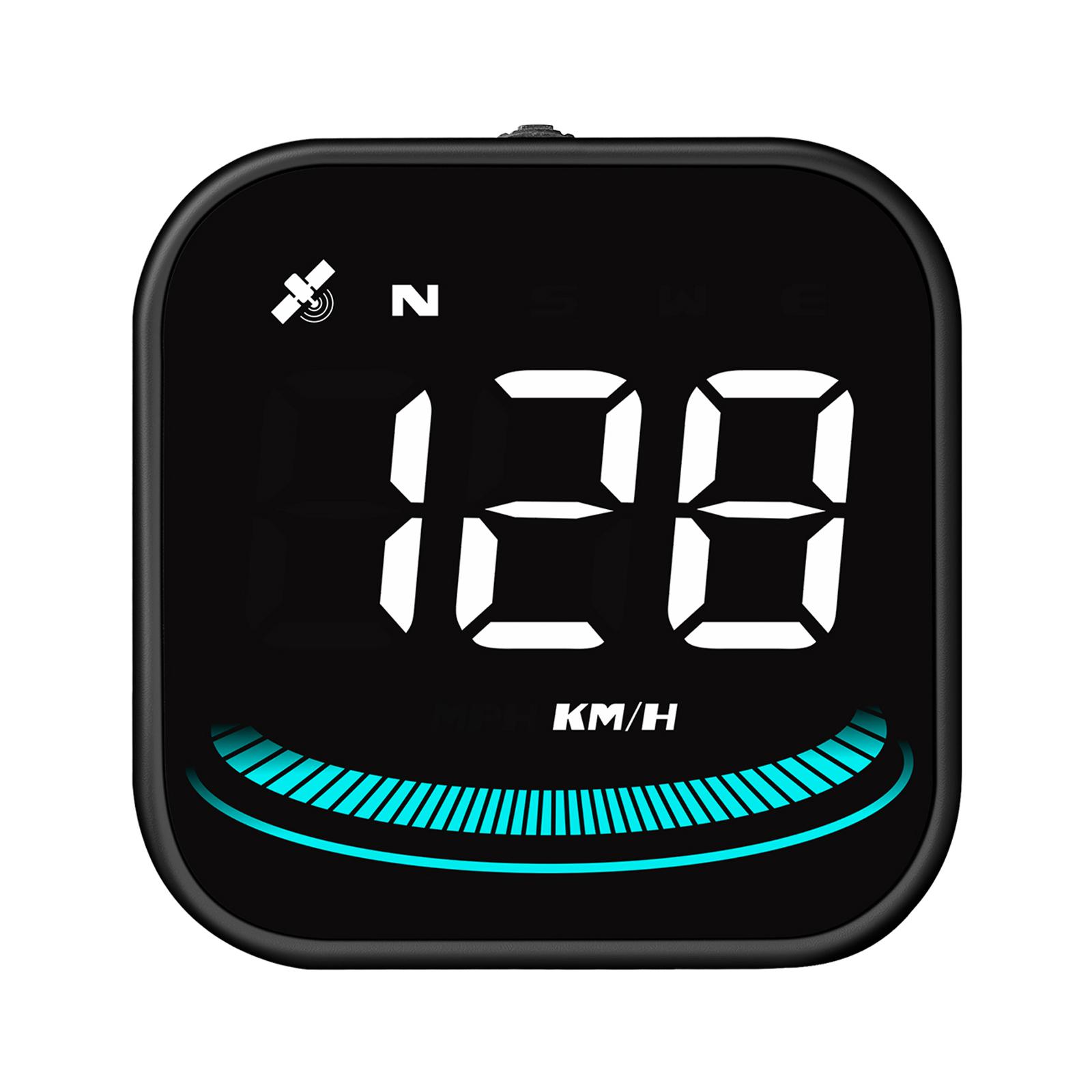 

G4 Car HUD Digital Speedometer Over-speed Fatigue Driving Alarm GPS Compass Head-up Display Type A
