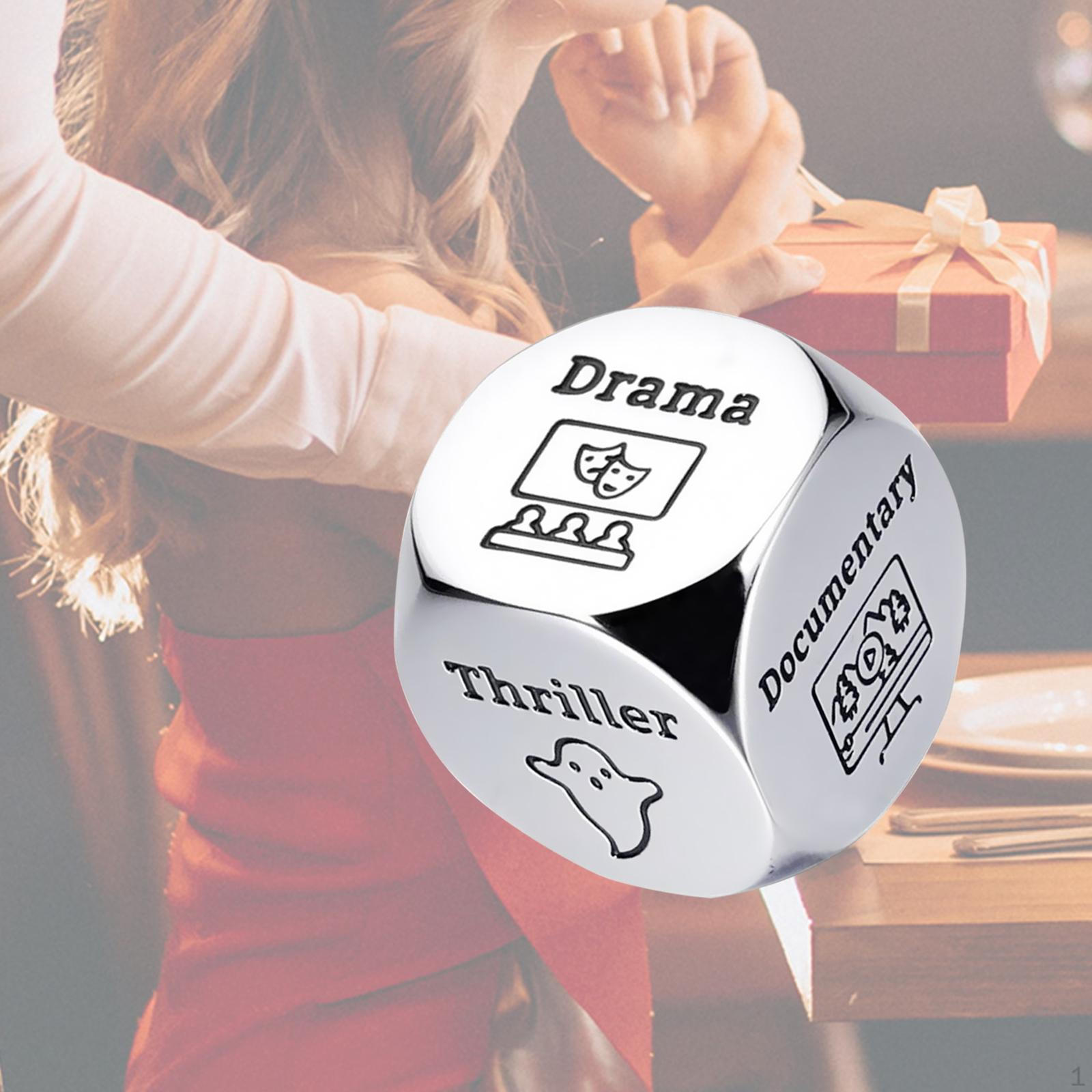 

Date Night Decider Dice Movie Him Her, Anniversary Valentines Day Gifts,Date for
