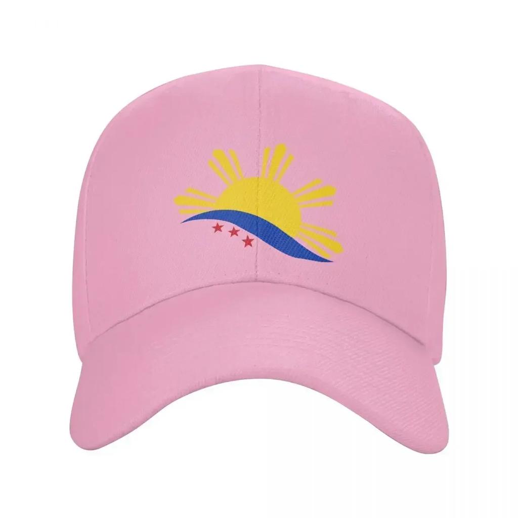 Fashion 3 Stars And A Sun Philippines Flag Baseball Cap for Unisex WoUnisex Breathable Dad Hat Sun Protection Snapback Caps