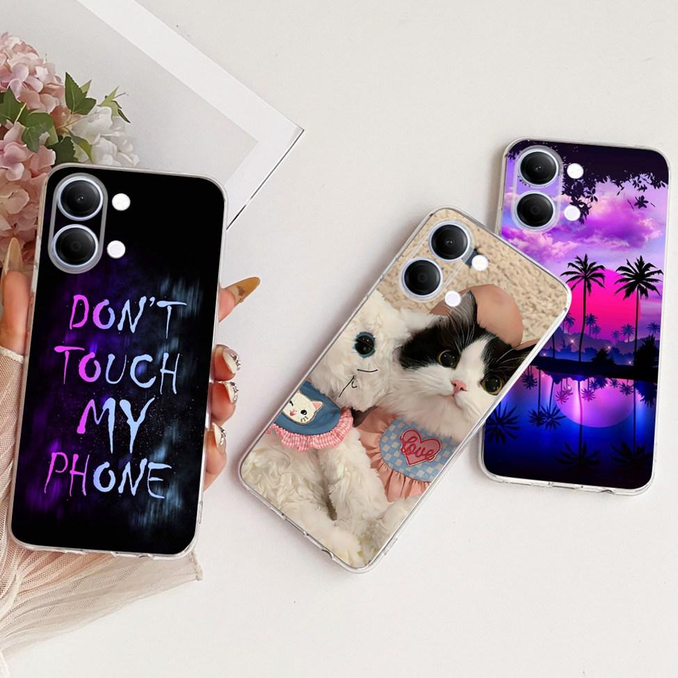 Transparent Casing For Vivo Y05 Cover Luxury Cute Cat Fashion Butterfly Cool Painted Funda For Y05 Vivo Phone Case