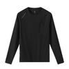 Men's Quick-Dry T-Shirts Men's Black Crew Neck Moderate