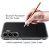 For Samsung Galaxy S25 FE Clear Phone Case TPU+Acrylic Shockproof Phone Back Cover