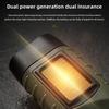 Solar Hand Cranked Flashlight Multifunctional Camping Power Supply Emergency LED Emergency Light Outdoor Lighting