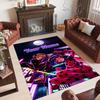Tappeto in Cristallo di Velluto Personalizzato con Nome e Testo, Tappeto Antiscivolo Miraculous Ladybug per Decorazione Domestica