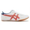 Onitsuka Tiger Men's Machu Racer White Orange Fabric Lace-Up Sneakers 1183A858-101