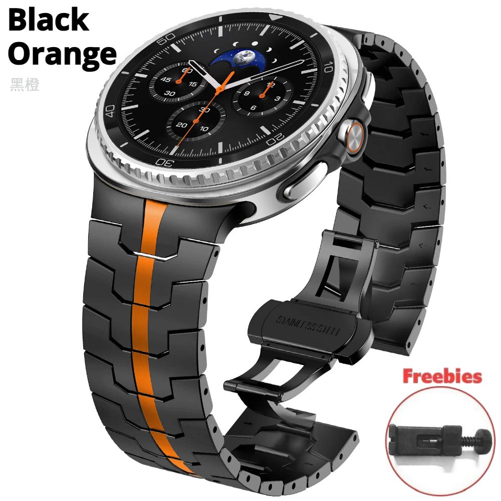 

Титановий ремінець без зазорів для Samsung Galaxy Watch 8 Classic 46 мм, браслет, розкішний металевий браслет для Galaxy Watch 8 44 мм 40 мм Galaxy 8 Classic 46mm
