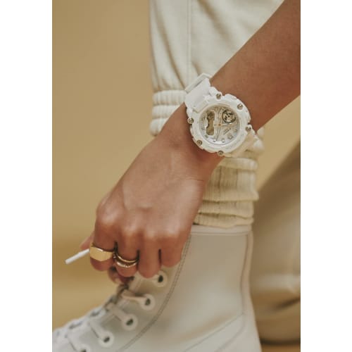 Casio watch G-Shock mid-size model GMA-S2200M-7AJF ladies white