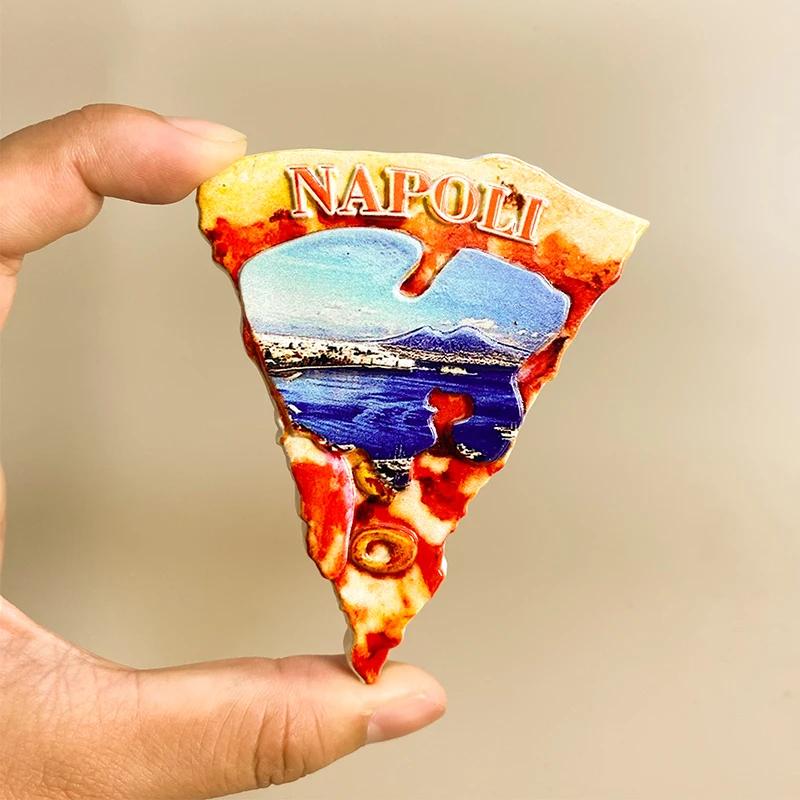 Italian Napoli fridge magnet - scenery magnet decoration - Home kitchen decorative gift 3D Painted World Travel Souvenir