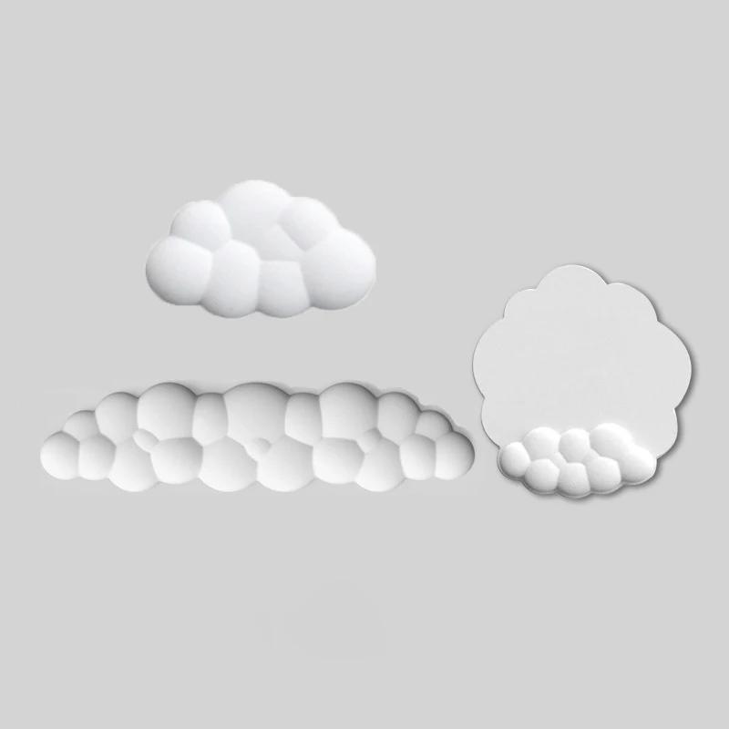 Wolken-Handgelenkauflage Tastatur Memory-Schaum Mauspads Anti-Rutsch Tastaturgriff-Stütze Mauspads-Set Ergonomische Wolken-Handgelenkbandage