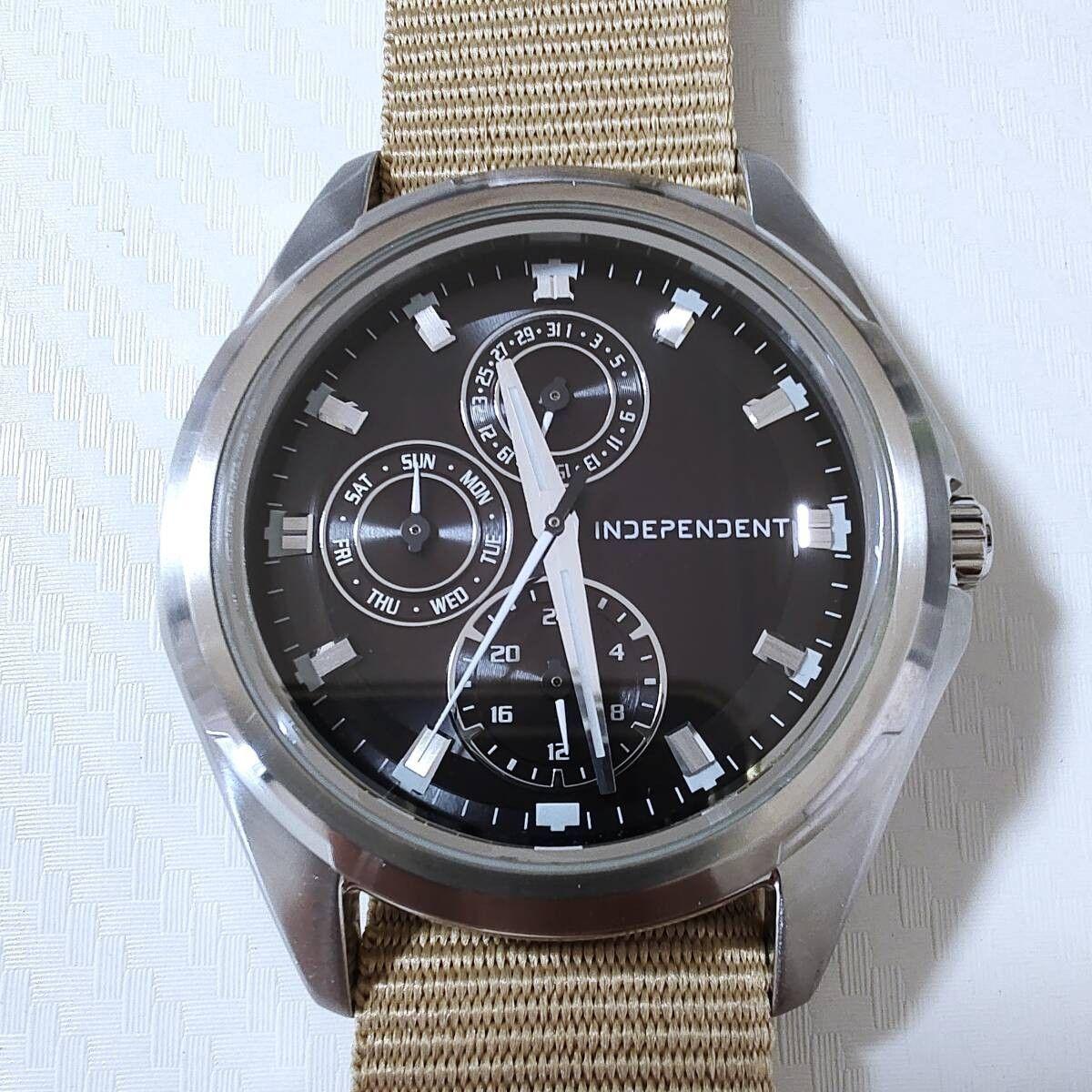 Used Citizen independent solar watch for men [8637-003509-02] Used in good condition