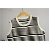 Western Style New Fashion Casual Sleeveless Stripe Knitted Dress Knitted Striped Dress