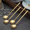 304 Stainless Steel Long Handle Coffee & Dessert Spoons (2-Pack)