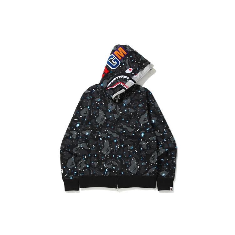 Bape Space Camo Haizivs Pilna rāvējslēdzēja