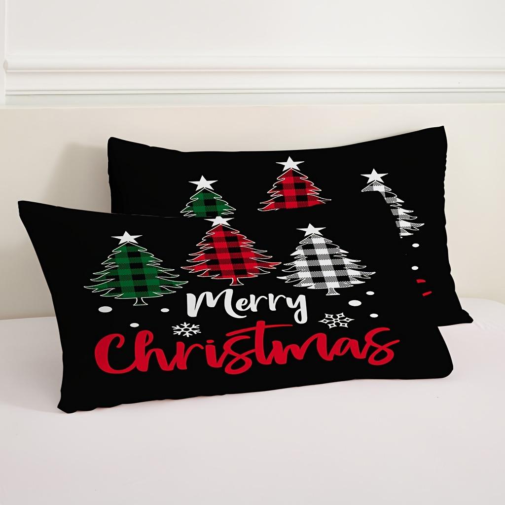 Christmas Theme Bedding Set 3D Printed Duvet Cover Set Skin-Friendly Single Double Size Christmas Decor Duvet Cover Set Gifts