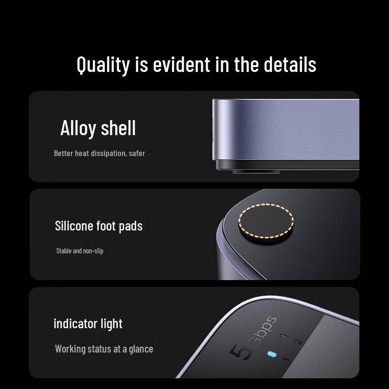 UGREEN USB 3.0 KVM Switch 2 In 4 Out