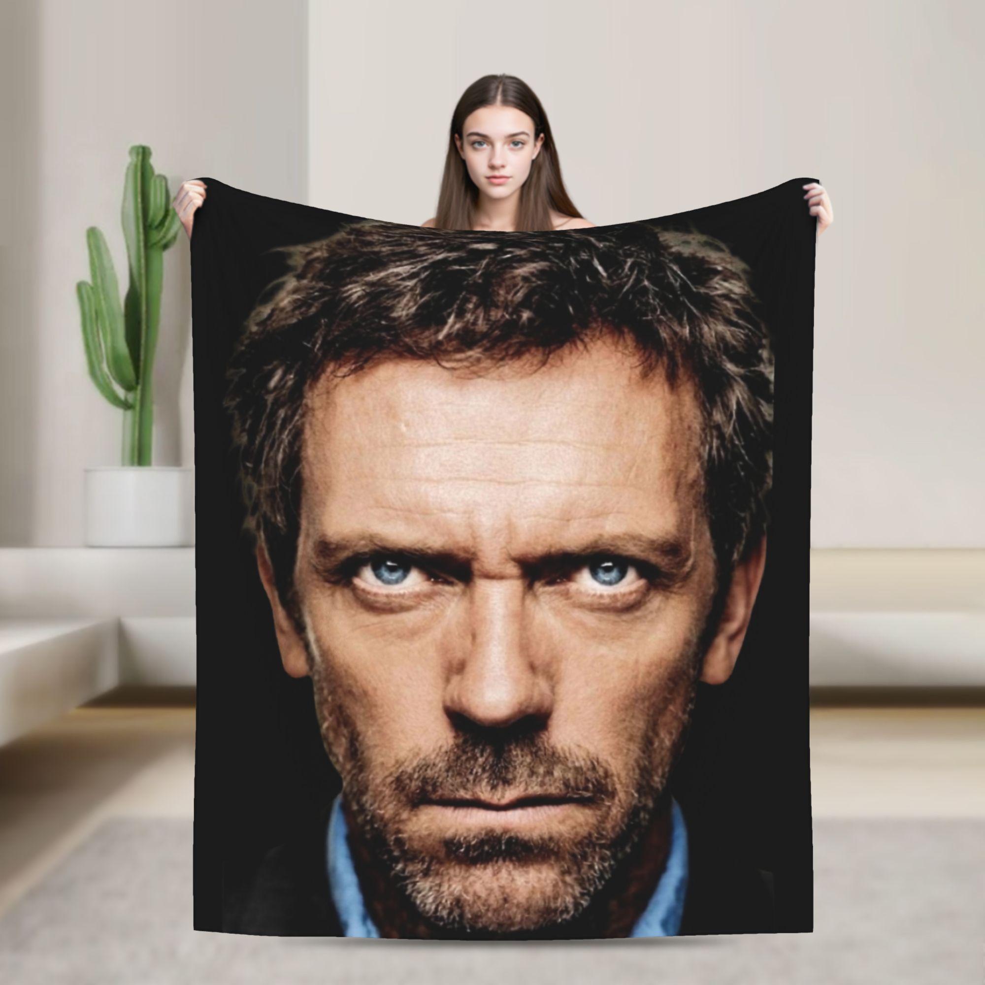 House MD Dr Gregory House Blanket Multi-size Cozy and Lightweight Throw Blankets for Couch Sofa and Bed 100x150cm
