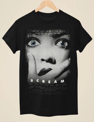 Scream - Movie Poster Inspired Unisex Black T-shirt