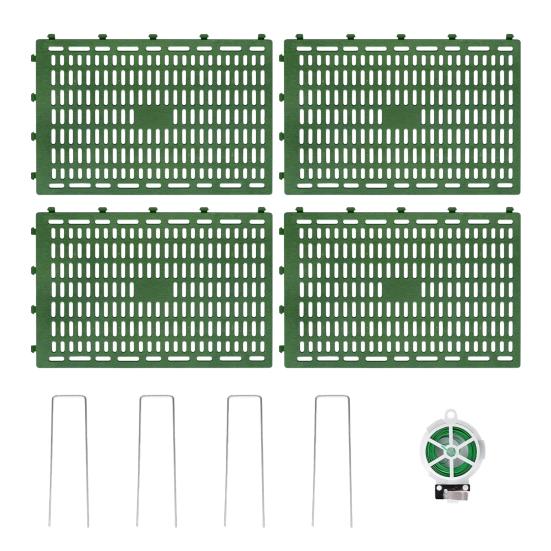 Tree Trunk Protectors Adjustable Expandable Tree Guard Trunk Protector with Twist Ties Preventing Bark Damage from Pruners Animals for Various Size