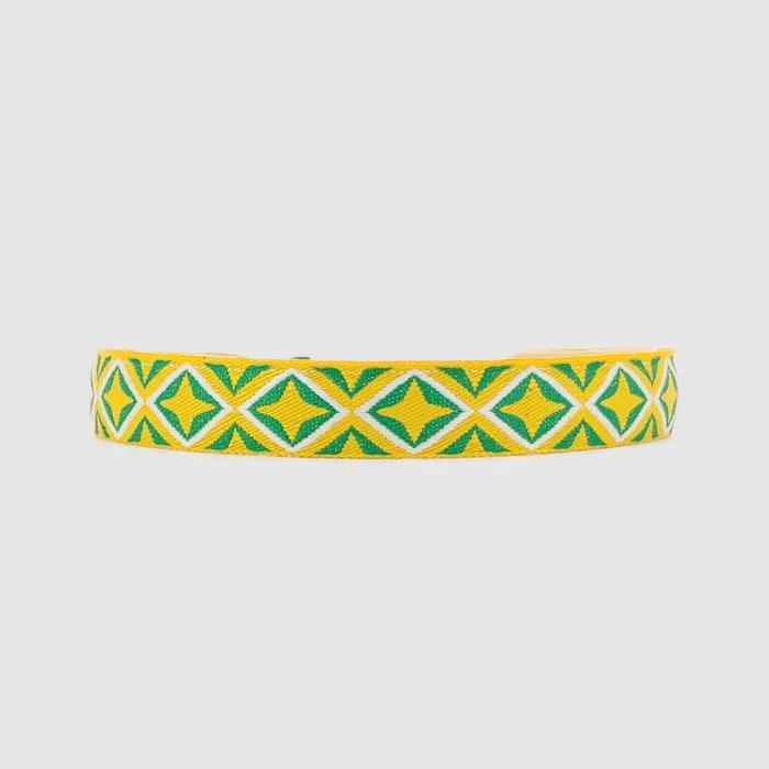 LALA African Pattern Hairband - MUSTARD