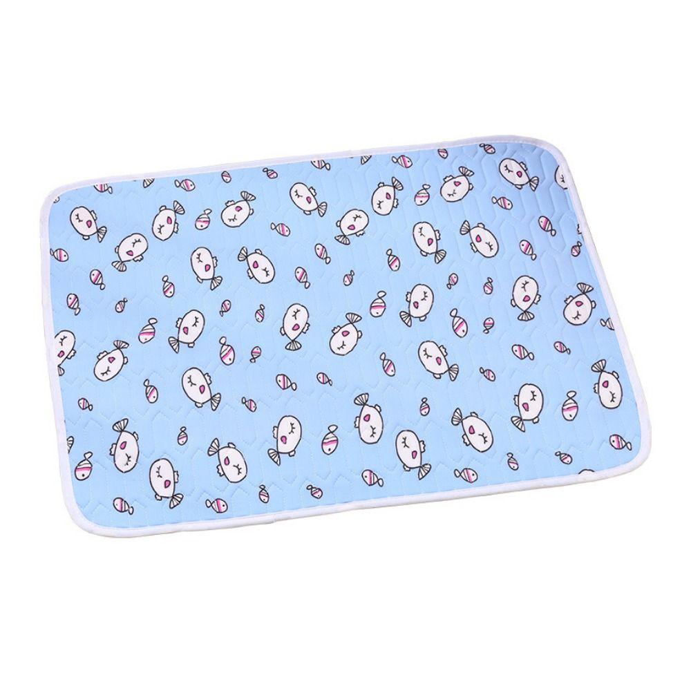 Non-slip Pet Ice Pad Latex Cotton Pet Cool Mat Bed Portable Summer Cat Sleeping Mat  Camping