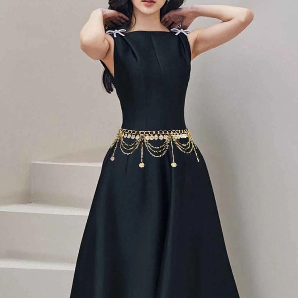 Style Tang Suit Eyebrows Pendant Hanfu Headdress Bracelet Waist Chain Fashion Jewelry Head Chain