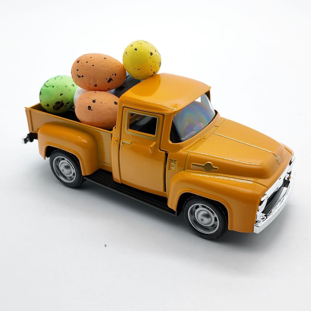 Easter Decorations For Children, Including A Bunny Car Die- Model.