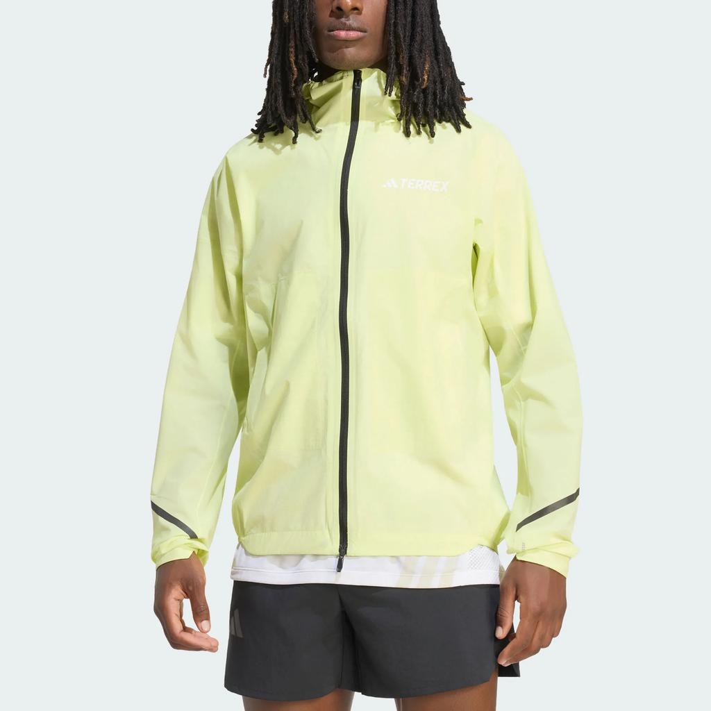 Adidas Terrex Xperior 2.5 Layer Light Outdoor Hooded Trail Running Waterproof Zip Long Sleeve Hiking Jacket Men Jacket KF9999