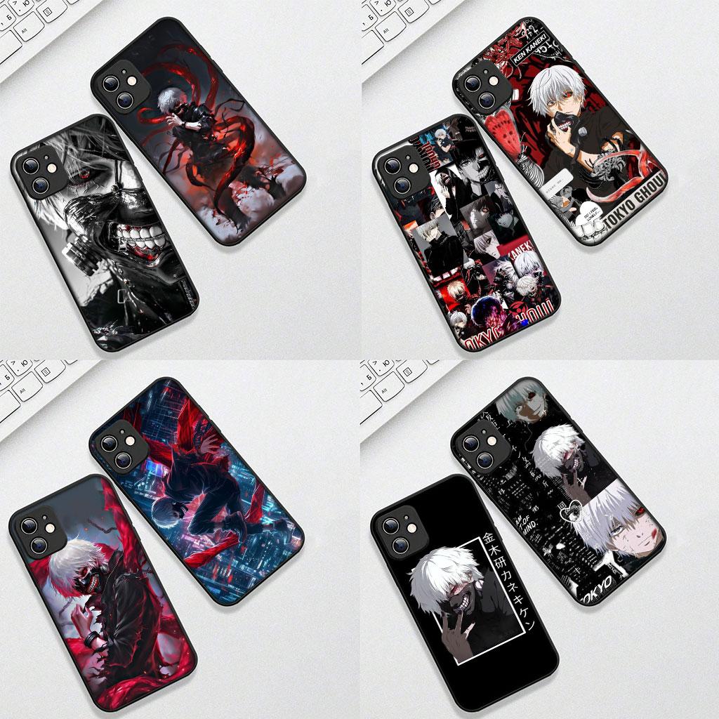 Cover for Apple iPhone 16 15 14 11 Pro Max 7 8 Plus + SE2 SE3 SE 2022 2020 Casing Phone Case Tokyo Cartoon Ken Kaneki Ghoul