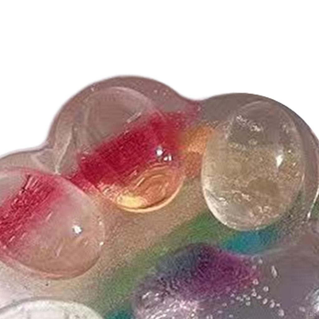 Cat Paw Sensory Toy Party Favors Pocket for Kids Adults Soft Rubber Hand pink