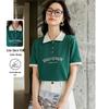 Women's Summer Letter Print Polo T-Shirt
