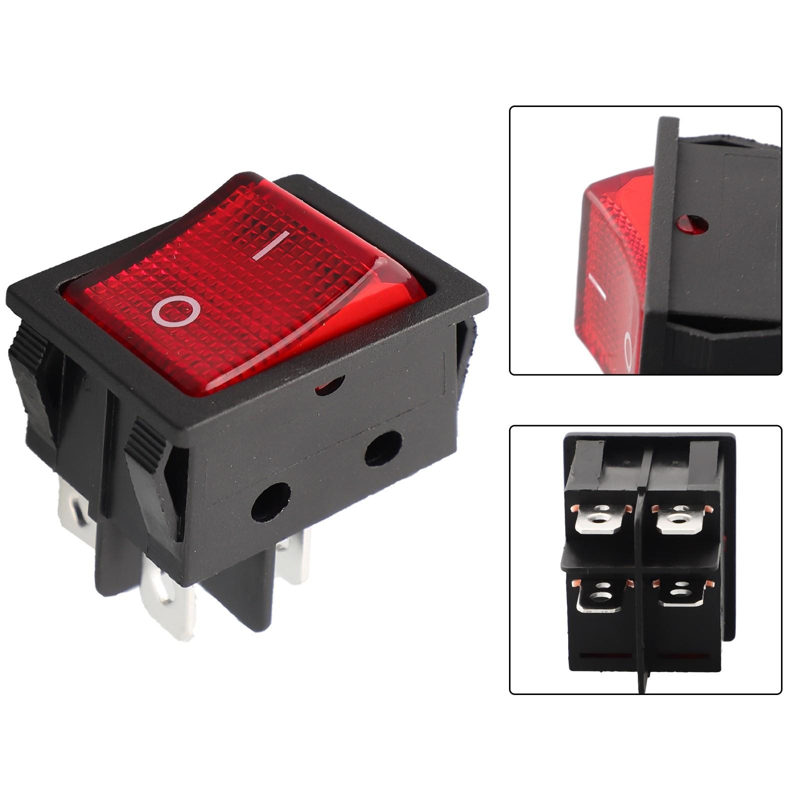 

Power Switch Switch Power Rocker Supplies Switch 4-Pin Boat