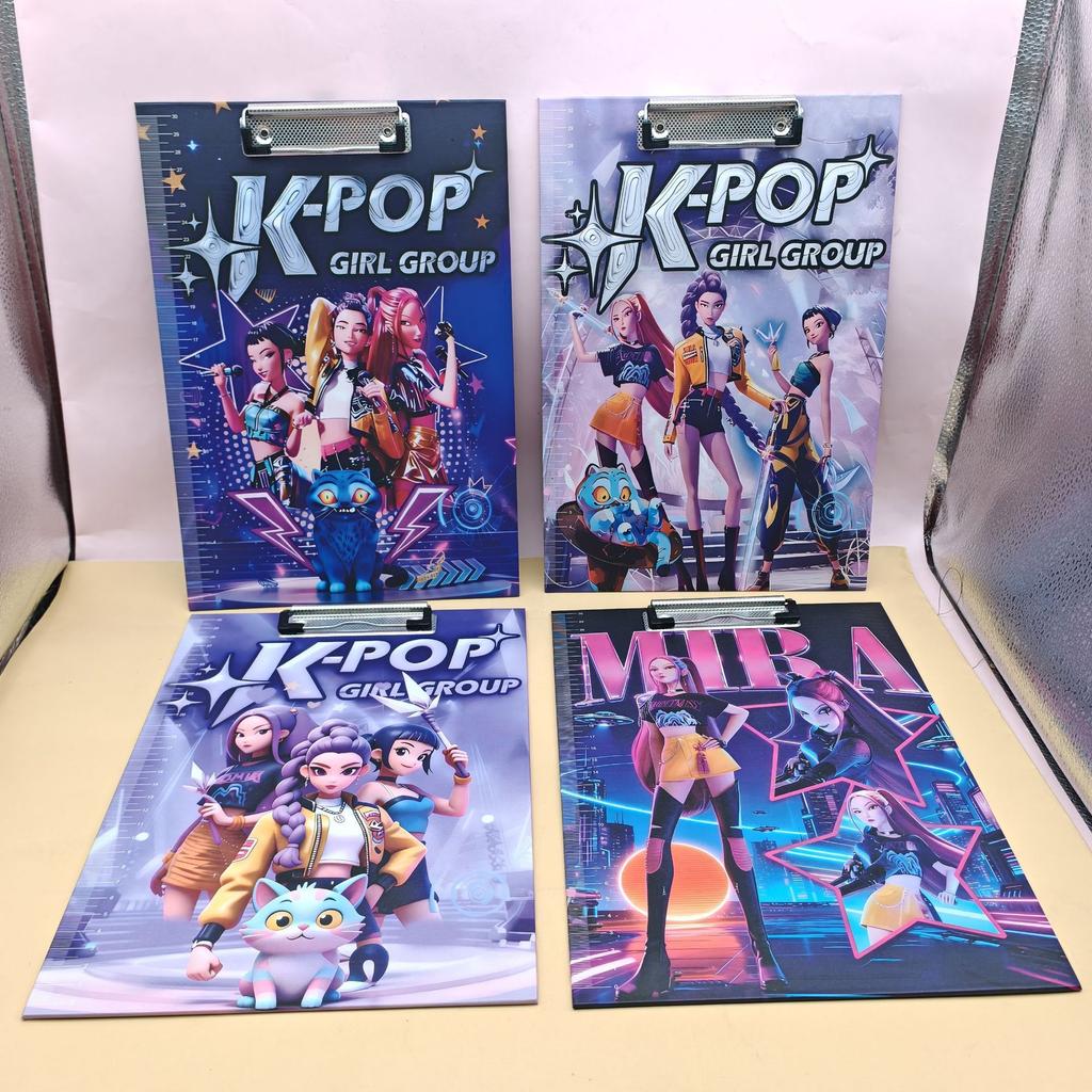 Popular Witch Hunter Squad A4 Board Clip Cartoon Creative Student Memo Board Drawing Board Folder