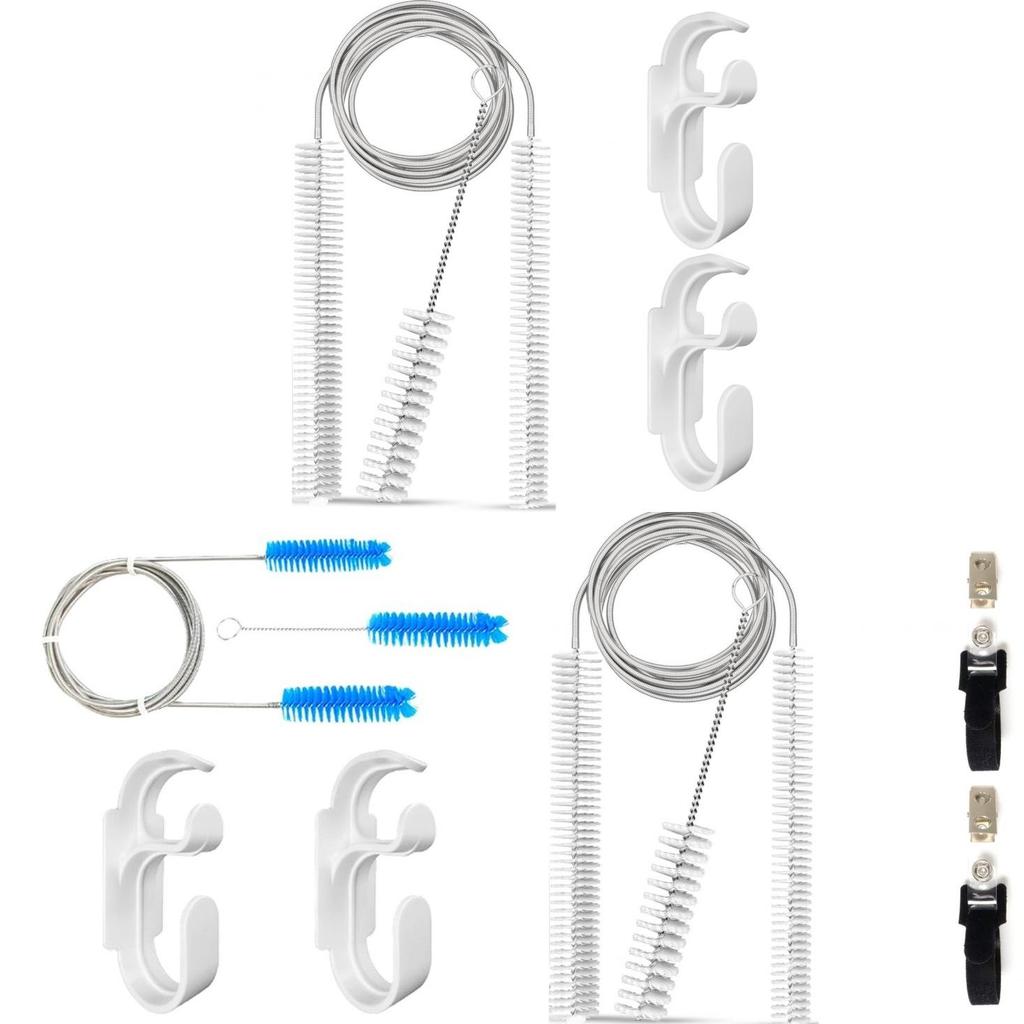 Cpap Tubing Cleaning Brush Set With Soft Hose Ties For Home Use