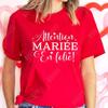 Humor French Bachelorette Party T-Shirt Girls Single Farewell Tees Team Evjf Future Bride Shirt Funny Bridal Shower Wedding Tops