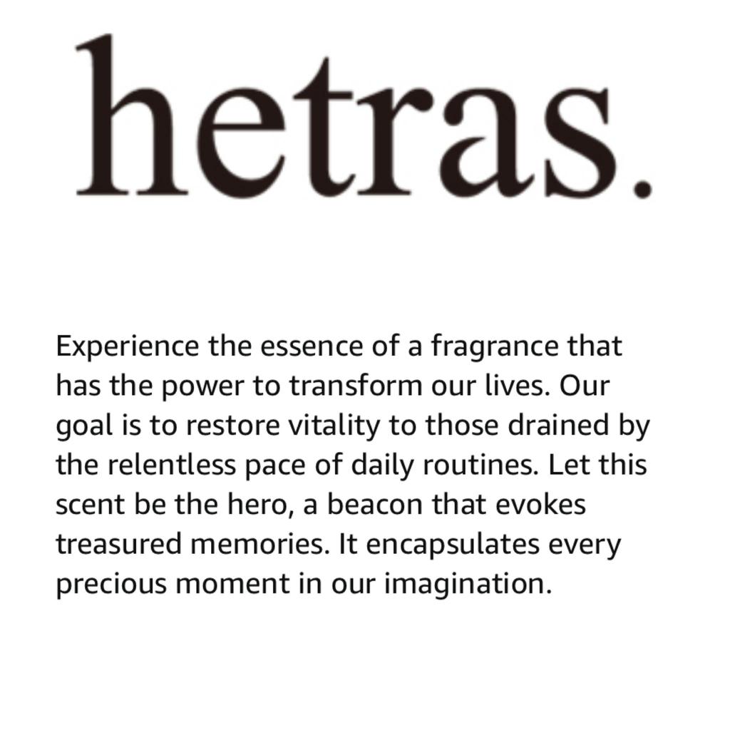 HETRAS Premium CAR Diffuser 60ml X 2 /Gift Original Box