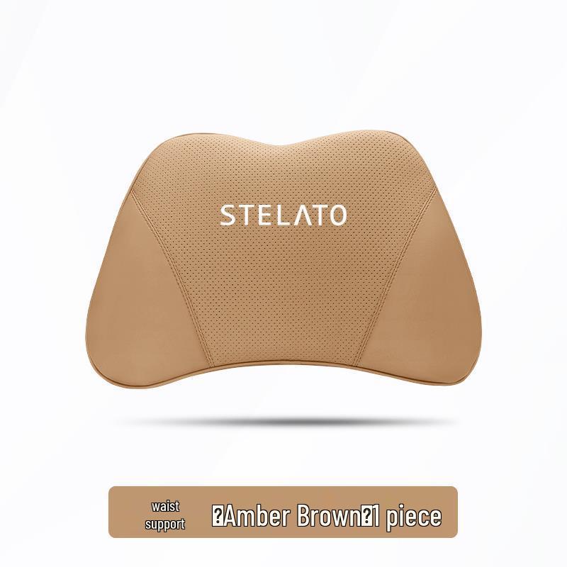 Xiangjie S9 Car All-Season Headrest and Suede Neck & Waist Support Pillow