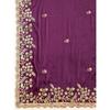 Midnight Elegance Rangoli Silk Saree