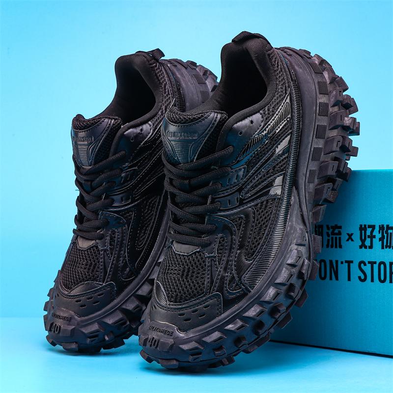 

Четыре сезона модная обувь шинная обувь толстая подошва мужская обувь увеличение роста досуг спорт женские папины кроссовки 36