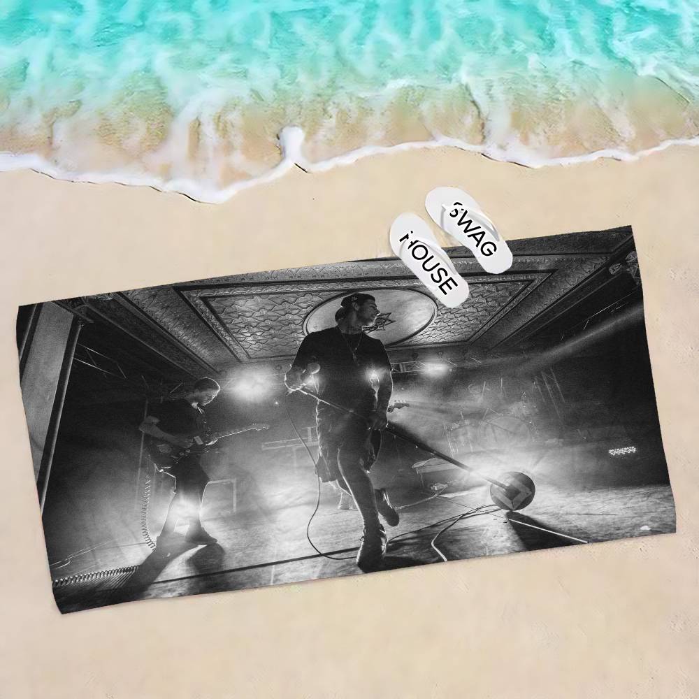 Alternative Rock N-Neighbourhood Beach Towel Colorful Bath Towels for Microfiber Quick Dry Custom Sand Beach Yoga Spa Gym Pool