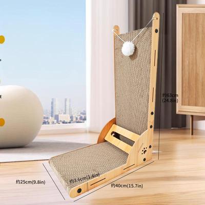  Toys Interactive Board  Toys Wooden Wear-resistant and Scratch-resistant Post  Furniture Training Grinding  Toys