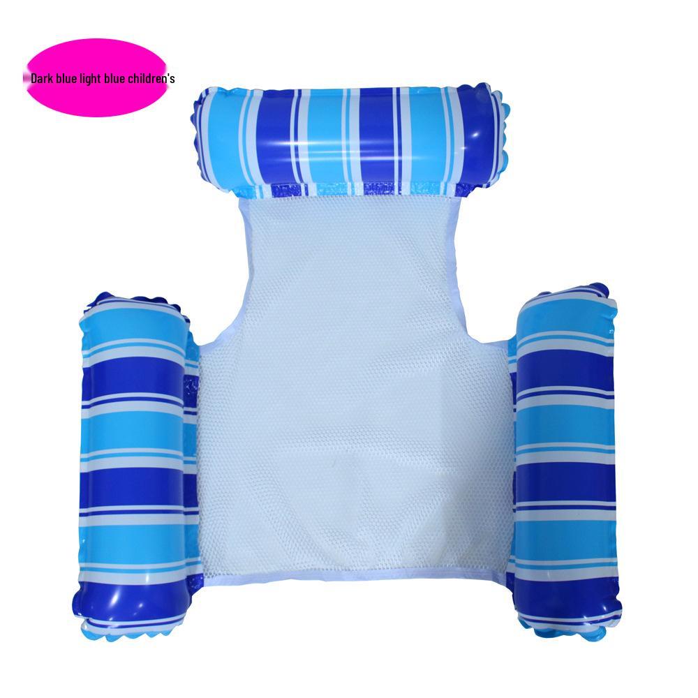Cross-Border Inflatable Water Bed: New Striped Float & Hammock Lounge Chair for Water Sports