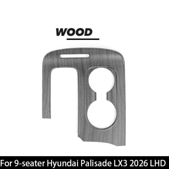 Center Console Cover Auto Console Gear Shift Central Water Cup Storage Box Trim For 9-seater Hyundai Palisade LX3 2025 2026 LHD