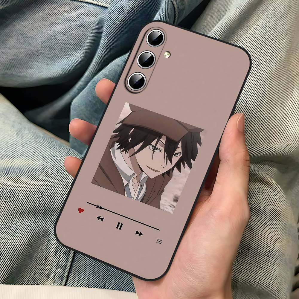 Edogawa Ranpo Phone Case For Samsung Galaxy S24/S25/S22/S30/Note20/Lite/Ultra/5G/Plus/FE Soft Black