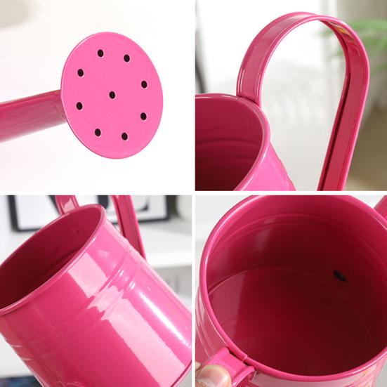 Metallvannkanne for Innendørsplanter Vannkanne med Bred Åpning Rustikk Blomsterarrangementsvase med Håndtak for Balkong Kontor Stue