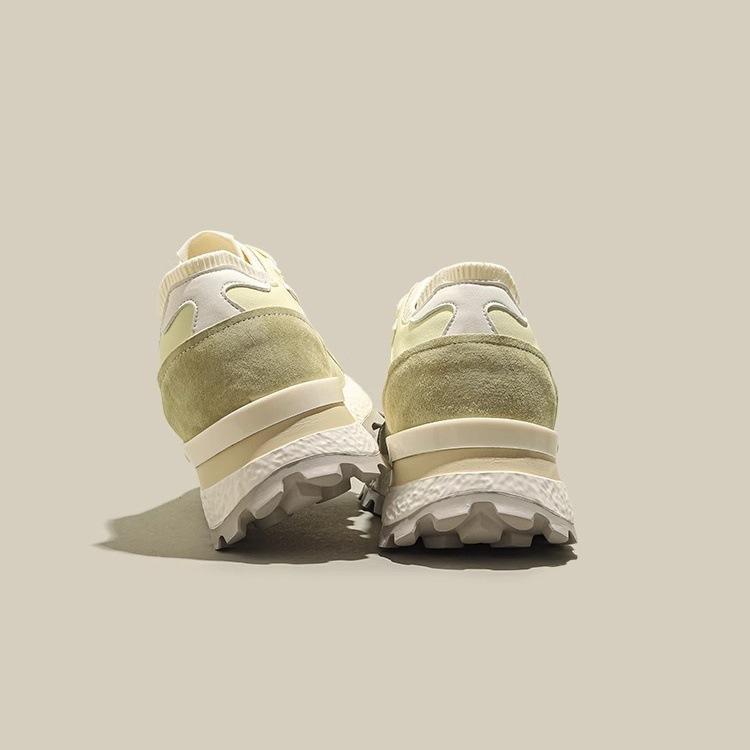 Thick-soled Inner Height Increase Mesh Breathable Waffle Forrest Gump Shoes Women's 2025 Summer Casual Versatile Sports Dad Shoes Little White Shoes