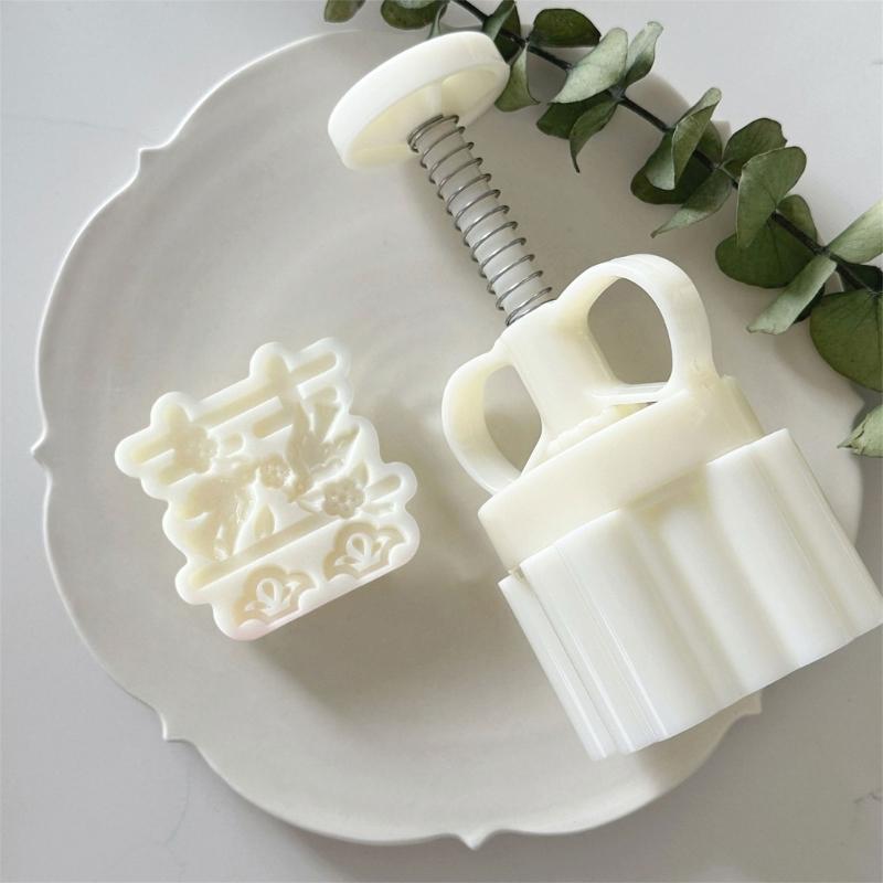 Functional Mooncakes Press Molds Unique Mooncakes Crafting Molds Creative Stamps Set for Making Beautiful Treat