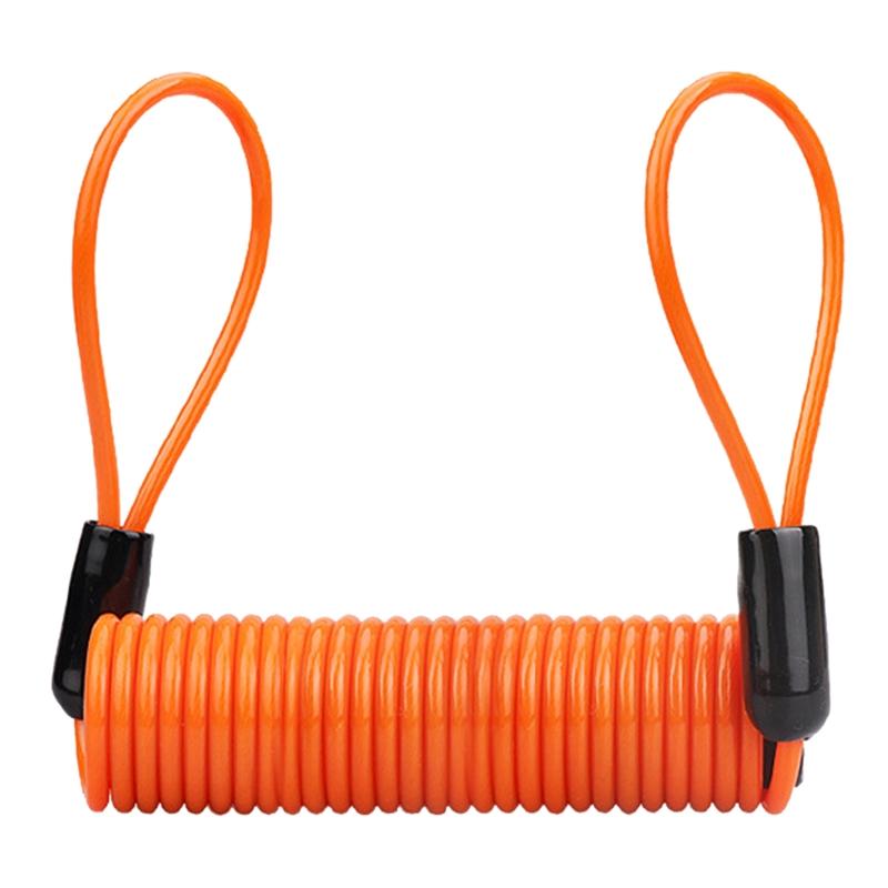 3.5mm Anti-Theft Spring Wire Rope Motorcycle Bike Lock Cable Lock Reminder Cable Theft Handlebar Scooter Disc Brake Lock