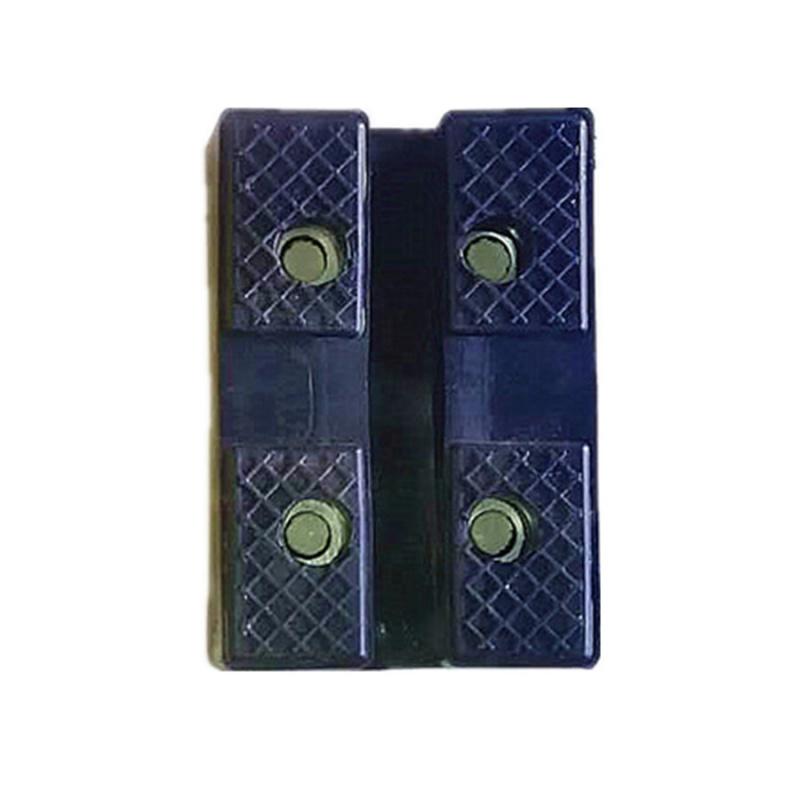 4Pcs Heavy Duty Black Rectangle 118X80Mm Car Rubber Arm Pads Lift Accessories Pad Hold Up To Sharp Sub-Frames And Pinch Weld Points Thick Durable